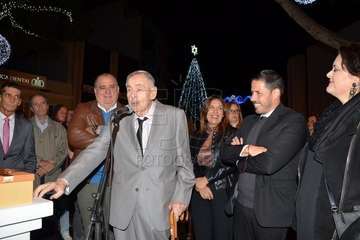 Encendido de la decoración navideña e inauguración del belén canario de Los Llanos  (Foto Francisco Javier Santana)